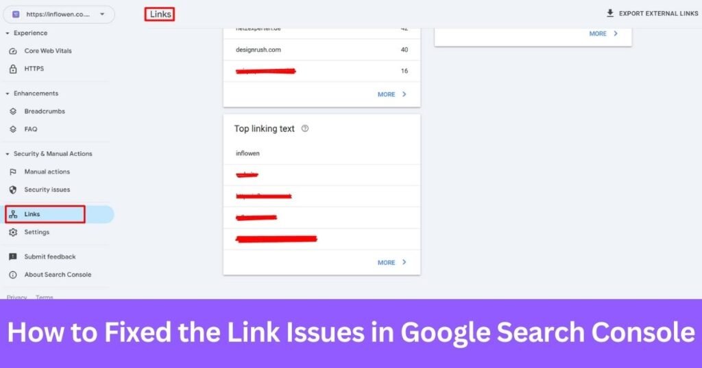 How to Fixed the Link Issues in Google Search Console